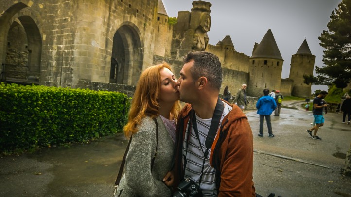 Un nuevo lugar que descubrimos juntos, maravillosa Carcassonne.