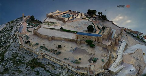 Mapa 3D del Castillo de Onda